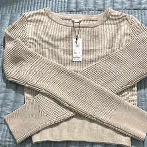 NWT Garage Waffle Sweater